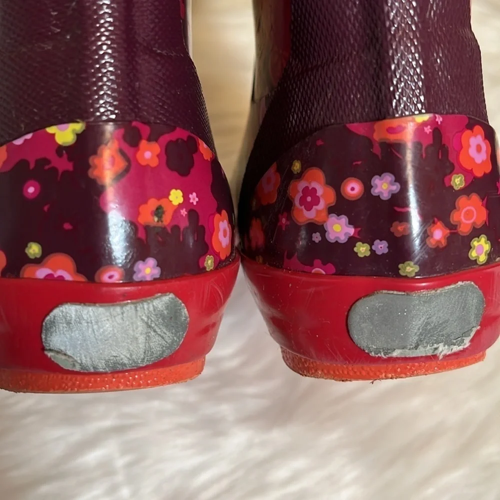 Kamik Floral Butterfly Rubber Boots
